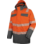 Warnschutz Winter Parka 3in1 Neon EN 20471 3 orange anthrazit