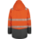 Warnschutz Winter Parka 3in1 Neon EN 20471 3 orange anthrazit