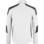 Fleecejacke weiß und anthrazit Cetus