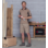 Arbeitsshorts Cetus beige/anthrazit