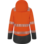 Warnschutz Parka Damen Neon EN 20471 3 orange anthrazit
