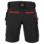 Arbeitsshorts Performance schwarz/rot