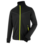 Fleecejacke Performance anthrazit/gelb