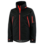 Hardshelljacke Performance schwarz/rot