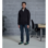 Sweatjacke Job+ Full Zip schwarz