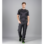 T-Shirt Stretch Evolution anthrazit lime