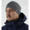 Reflektor Fleece Kappe grau