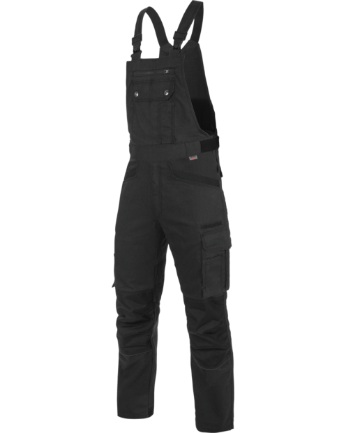 Arbeitslatzhose Nature teerschwarz