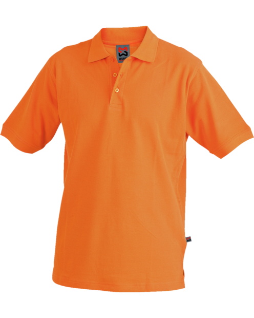 Arbeitspoloshirt orange für Tief und Straßenbau