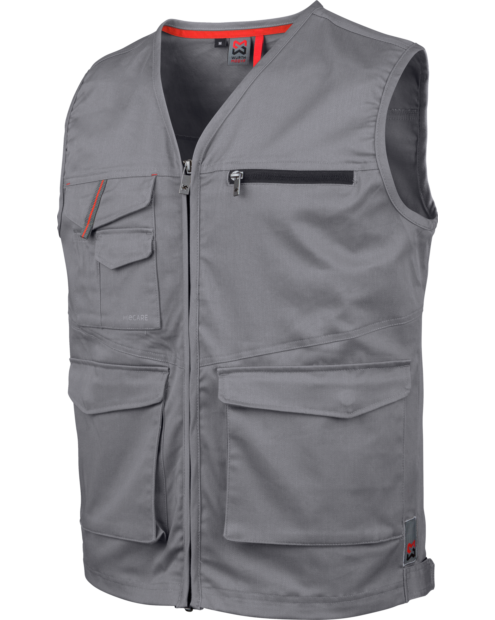 Arbeitsweste Stretch X grau