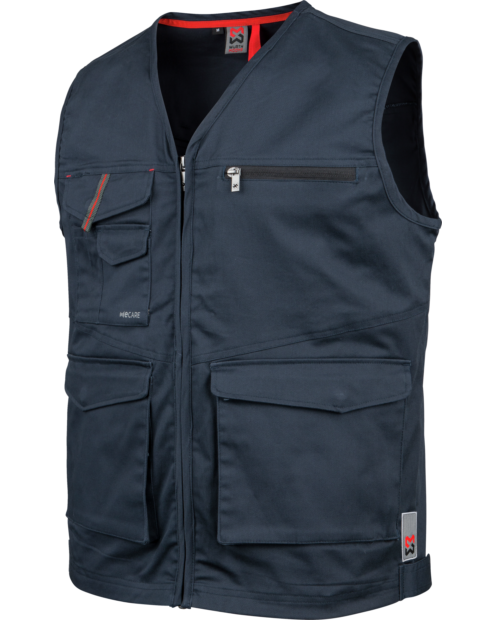 Arbeitsweste Stretch X blau
