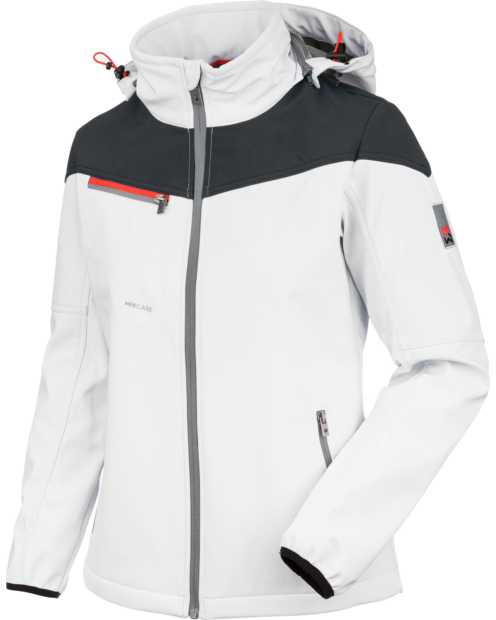 Damen Softshelljacke Stretch X weiß