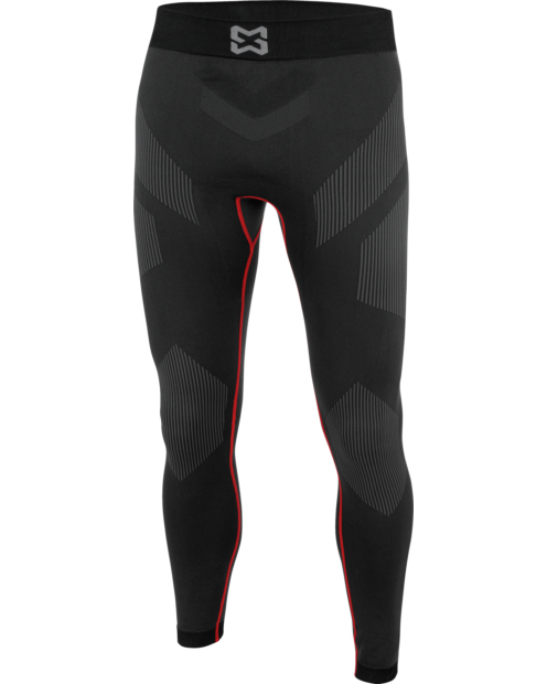 Thermo Unterwäsche Long Pants Smart schwarz rot