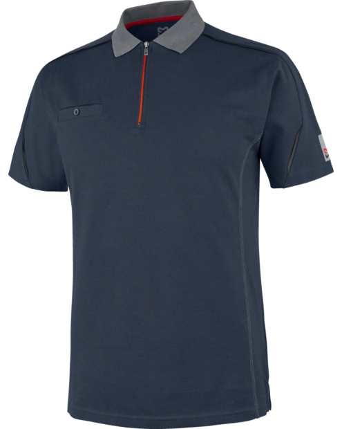 Poloshirt Stretch X blau