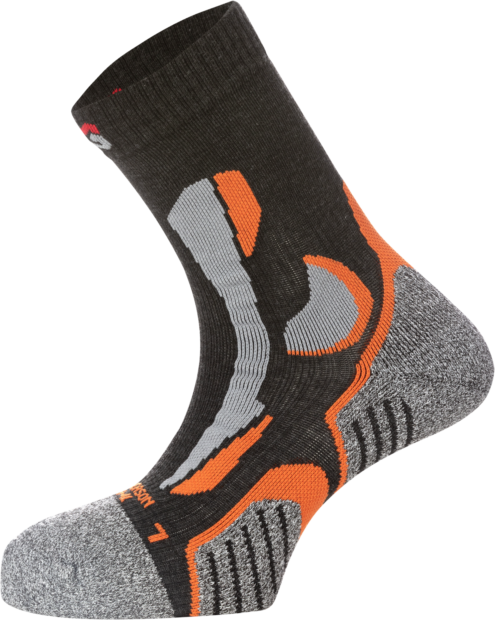 Arbeitssocken All Season anthrazit orange