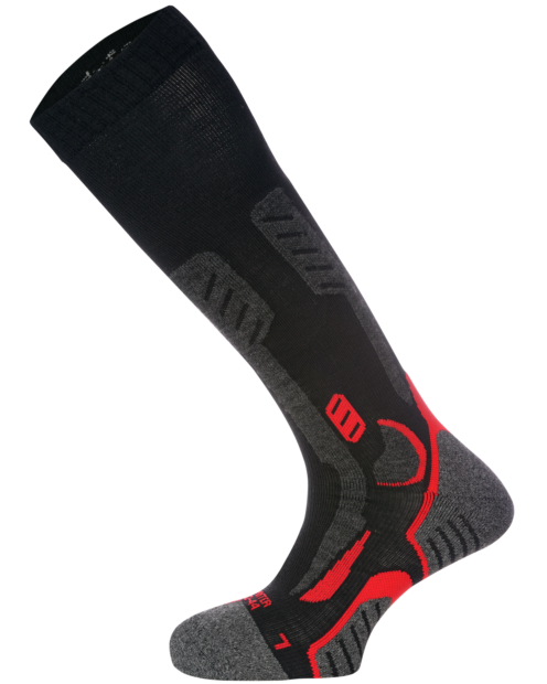 Wintersocken rot/schwarz