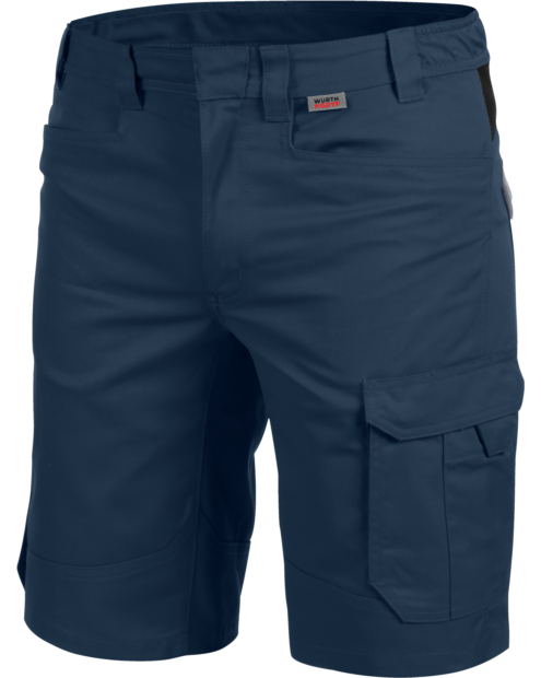 Hochwertige Arbeitsshorts, kratzfreie Arbeitsshorts, Arbeitsshorts mit vielen praktischen Taschen, Arbeitsshorts dunkelblau