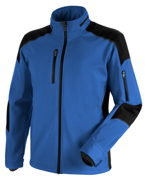Hautfreundliche Softshelljacke, atmungsaktive Softshelljacke, winddichte Softshelljacke, Softshelljacke royalblau, wasserabweisende Softshelljacke