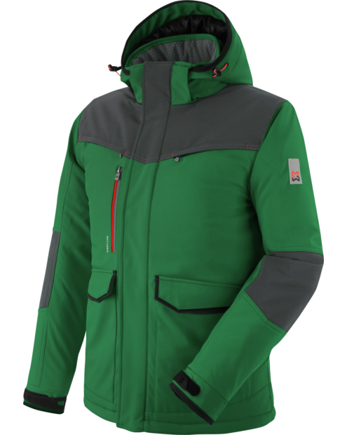 Softshelljacke Winter Stretch X grün
