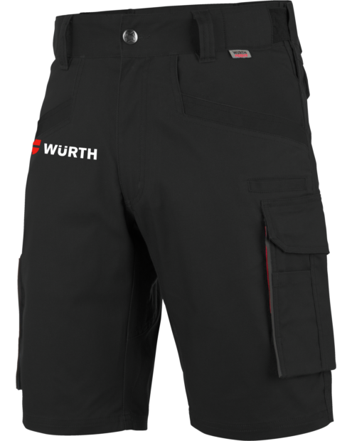 Würth Fanshop Arbeitsshorts Nature teerschwarz