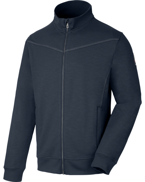 Langlebige Sweatjacke mit hohem Tragekomfort, praktische Taschen, ideal für Sanitär, Elektro und Installation