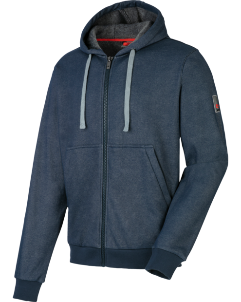 Sweatjacke Denim Blau