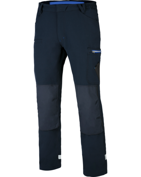 Robuste Bundhose, Arbeitshose aus flexiblem Stretchmaterial, Funktionhose mit hohem Tragekomfort, großen Taschenvielfalt für Werkzeug