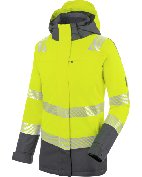 Wasserdichte Winterjacke in Neon Gelb für Damen, Bequemer Tragekomfort, Stretch-Material