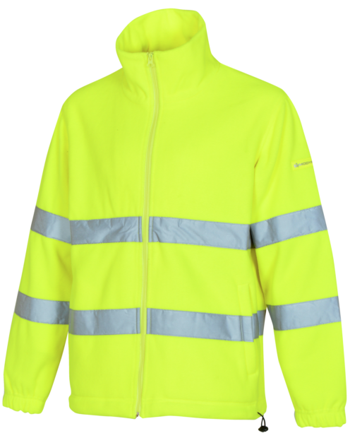 Warnschutz Fleecejacke EN 20471 gelb