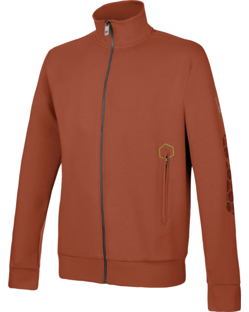 Sweatjacke Fusion rot