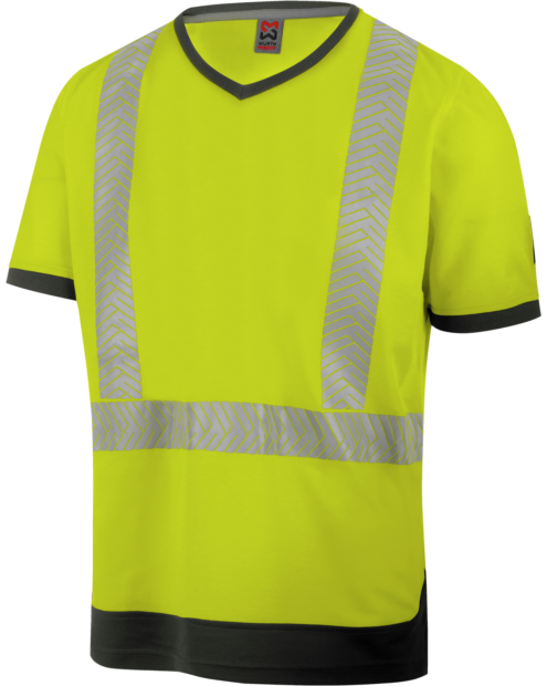 Warnschutz T-Shirt FLUO EN 20471 gelb anthrazit