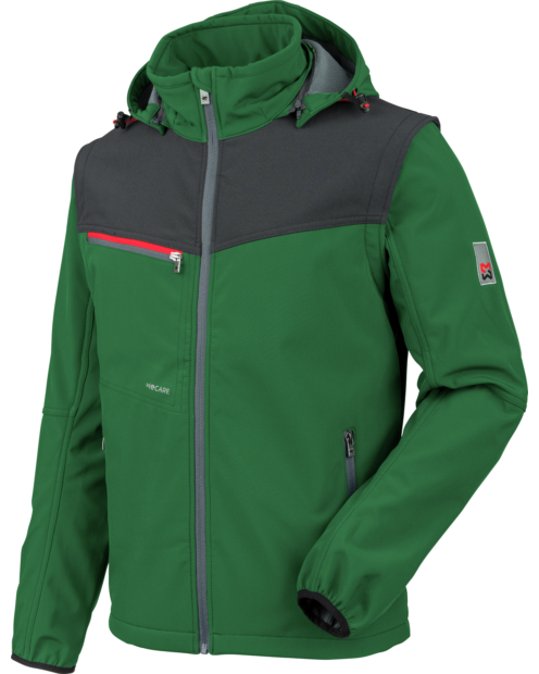 Softshelljacke Stretch X grün