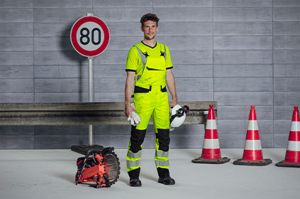 Transport Outfit Fluo Gelb